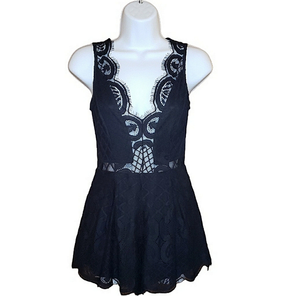 F21 - Sexy Lace Romper - S - LN